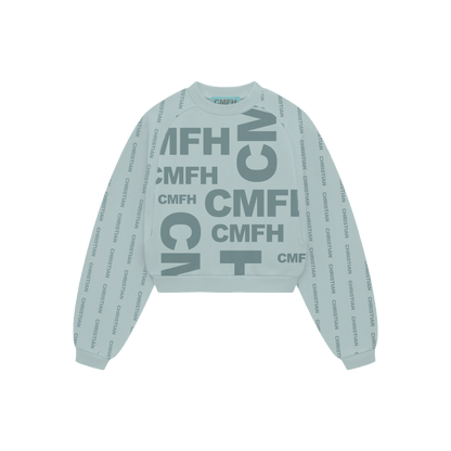 FOG ESSENTIALS WOMENS FLEECE CROPPED CREWNECK V1